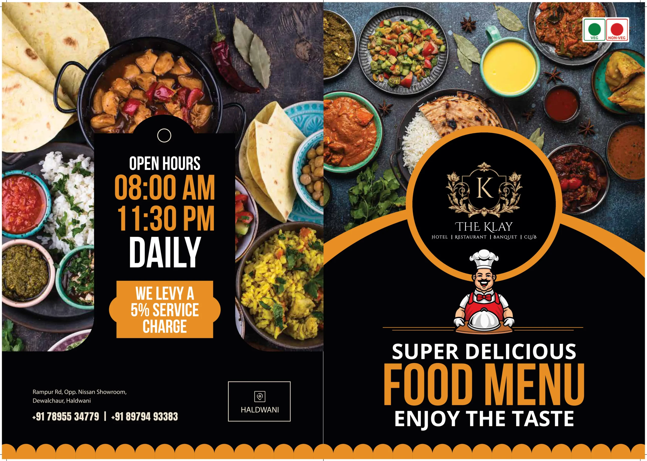 The Klay Food Menu Haldwani